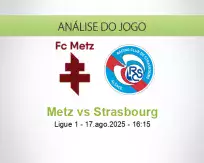 Prognóstico Metz Strasbourg (17 agosto 2025)
