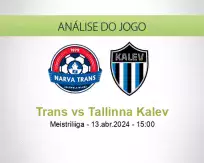 Prognóstico Trans Tallinna Kalev (13 abril 2024)