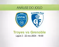 Prognóstico Troyes Grenoble (22 novembro 2024)