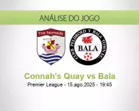 Prognóstico Connah's Quay Bala (15 agosto 2025)