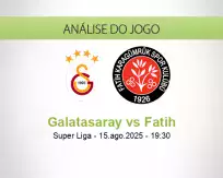 Prognóstico Galatasaray Fatih (15 agosto 2025)