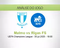 Prognóstico Malmo Rīgas FS (30 julho 2025)
