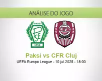 Prognóstico Paksi CFR Cluj (10 julho 2025)