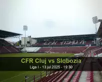 Prognóstico CFR Cluj Slobozia (13 julho 2025)