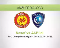 Prognóstico Nasaf Al-Hilal  (29 setembro 2025)