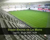 Prognóstico Stade Reims Le Mans (30 agosto 2025)