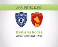 Prognóstico Bastia Rodez (23 setembro 2025)