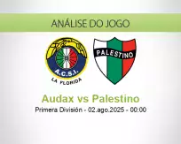 Prognóstico Audax Palestino (02 agosto 2025)