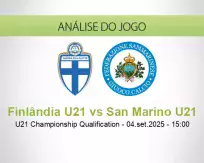 Prognóstico Finlândia U21 San Marino U21 (04 setembro 2025)