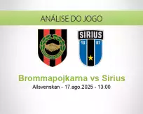 Prognóstico Brommapojkarna Sirius (17 agosto 2025)