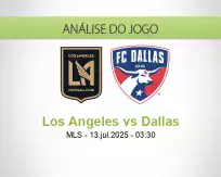 Prognóstico Los Angeles Dallas (13 julho 2025)