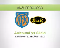 Prognóstico Aalesund Skeid (20 setembro 2025)