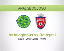 Prognóstico Metaloglobus Botoşani (29 setembro 2025)