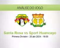 Prognóstico Santa Rosa Sport Huancayo (20 abril 2024)