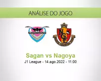 Prognóstico Sagan Nagoya (14 agosto 2022)