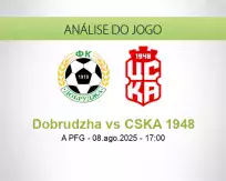 Prognóstico Dobrudzha CSKA 1948 (08 agosto 2025)