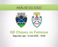 Prognóstico GD Chaves Feirense (14 setembro 2025)