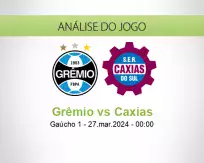 Prognóstico Grêmio Caxias (27 março 2024)