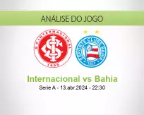 Prognóstico Internacional Bahia (13 abril 2024)