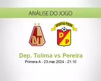 Prognóstico Dep. Tolima Pereira (23 março 2024)