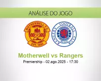 Prognóstico Motherwell Rangers (02 agosto 2025)