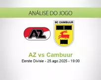 Prognóstico AZ Cambuur (25 agosto 2025)