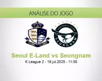 Prognóstico Seoul E-Land Seongnam (19 julho 2025)