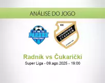 Prognóstico Radnik Čukarički (09 agosto 2025)