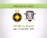 Prognóstico FCSB Rapid (21 dezembro 2025)