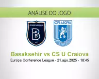 Prognóstico Basaksehir CS U Craiova (21 agosto 2025)