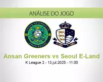 Prognóstico Ansan Greeners Seoul E-Land (13 julho 2025)
