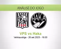 Prognóstico VPS Haka (26 setembro 2025)