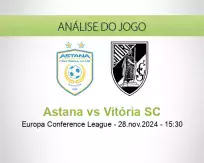 Prognóstico Astana Vitória SC (28 novembro 2024)