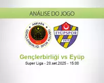 Prognóstico Gençlerbirliği Eyüp (20 setembro 2025)