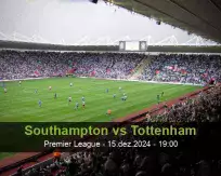 Prognóstico Southampton Tottenham (15 dezembro 2024)