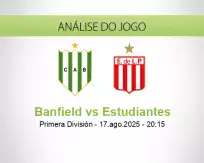 Prognóstico Banfield Estudiantes (17 agosto 2025)