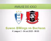 Prognóstico Suwon BWings Bucheon (04 outubro 2025)