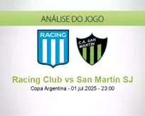 Racing Club vs San Martín SJ