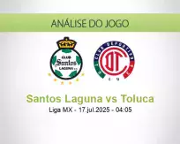 Prognóstico Santos Laguna Toluca (17 julho 2025)