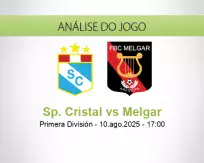 Prognóstico Sp. Cristal Melgar (10 agosto 2025)