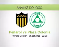 Prognóstico Peñarol Plaza Colonia (06 setembro 2025)