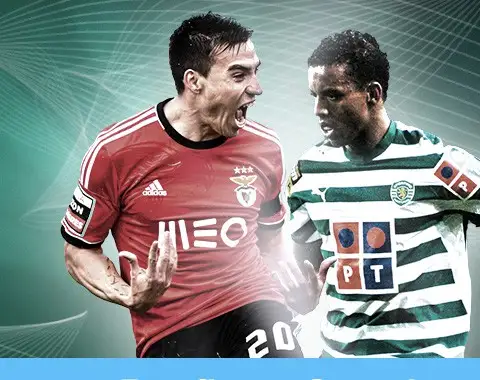Benfica vs Sporting: ganhas 100% bónus se ambas as equipas marcarem