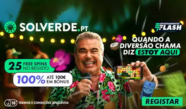 Ganha até 100€ com bónus Casino Solverde