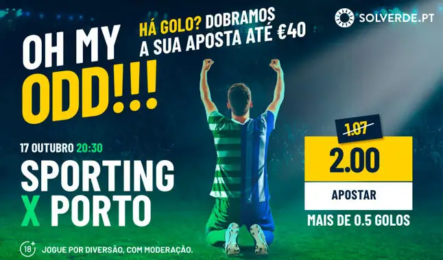 Dobra aposta no clássico Sporting vs Porto