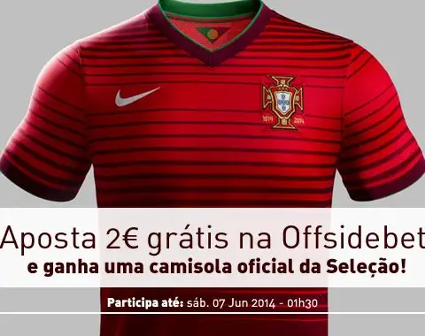 México vs Portugal: ganha uma camisola oficial de Portugal na Offsidebet