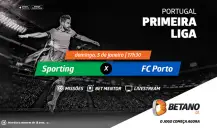 Sporting vs FC Porto: Alvalade como palco negro para Dragões