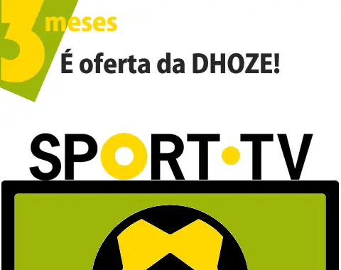 A DHOZE está a oferecer a Sporttv grátis por 3 meses!