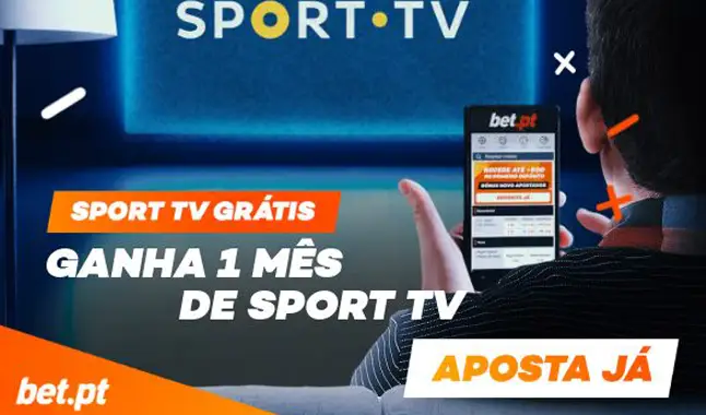 Ganha SPORT TV grátis com a bet.pt