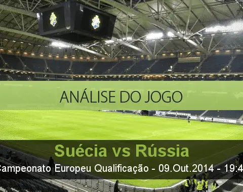 Análise do jogo: Suécia vs Rússia (9 Outubro 2014)