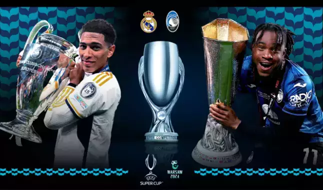 Supertaça Europeia 2024: Melhores casas e odds para o Real Madrid vs Atalanta